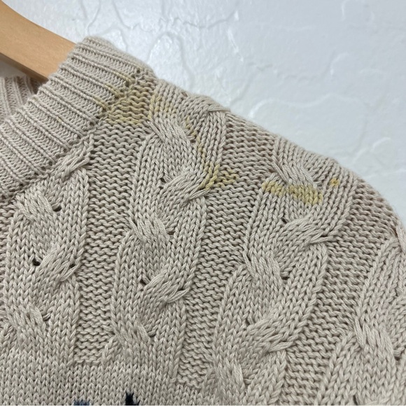 Vintage 90s Men’s Croft & Borrow Crewneck Knitted Sweater - Picture 5 of 5